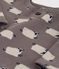 Hoodie in molton met schapenprint voor babyjongens. BONGRIS/ MULTICO