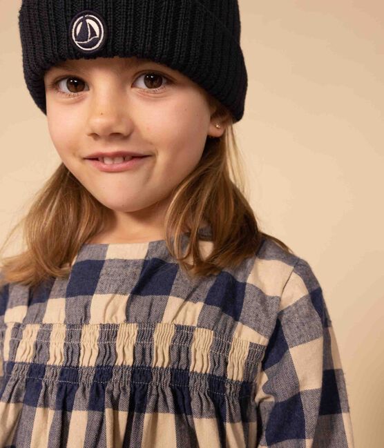 Robe manches longues en flanelle de coton à carreaux enfant fille INCOGNITO/ AVALANCHE
