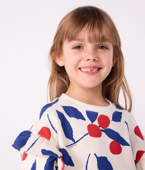 Katoenen sweatshirt met print voor kinderen MILK/ MULTICO