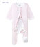 Unisex Bodyjama roze VIENNE/wit ECUME