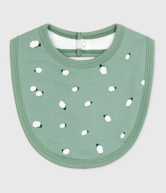 Bavoir naissance en coton imprimé SAULE/ MULTICO