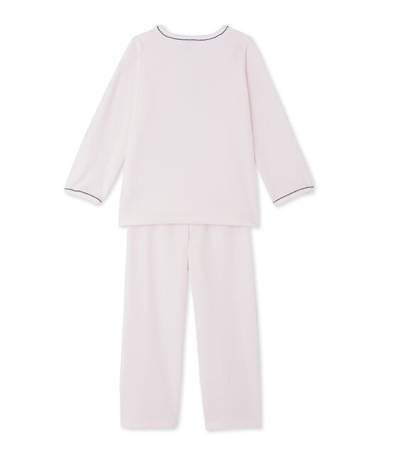 Pyjama fille en velours rose Vienne