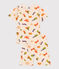 Pyjama short imprimé en coton enfant blanc AVALANCHE/ MULTICO
