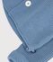 Cardigan b&eacute;b&eacute; tricot point mousse en coton uni blauw