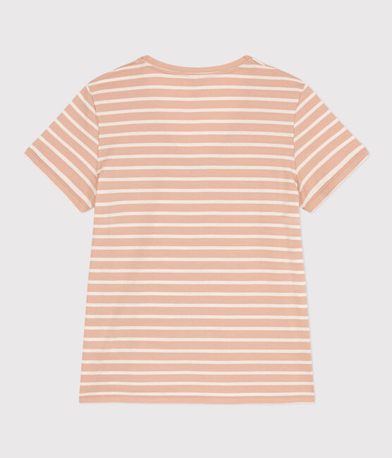 Tee-shirt LE DROIT col V en coton Femme VINTAGE/ AVALANCHE