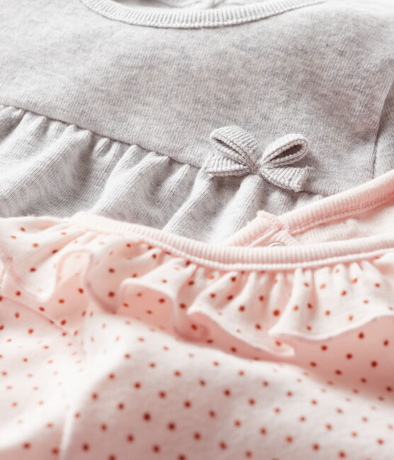 Set met 2 T-shirts babymeisje variante 2