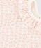 Babybody met korte mouwen en kraagje van katoen MARSHMALLOW/ PANTY