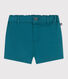 Short bébé en serge uni