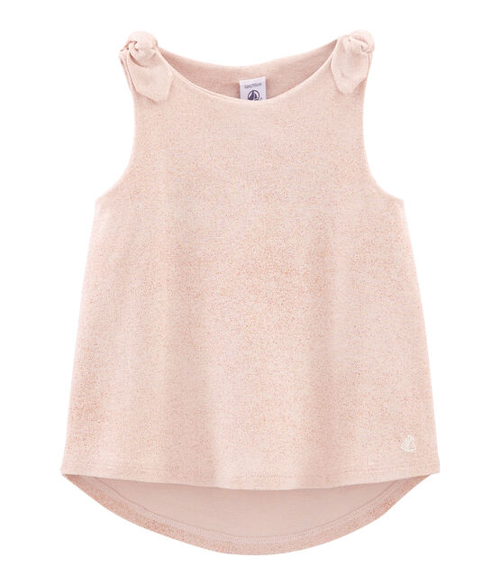Débardeur enfant fille rose PEARL/rose COPPER