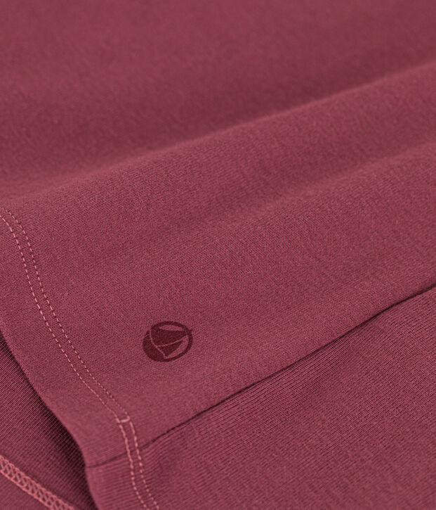 Tee-shirt L'ICONIQUE col rond en coton Femme marron