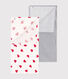 LOT DE 2 LANGES BEBE EN GAZE DE COTON