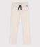 Pantalon regular en serge de coton enfant garçon beige FETA