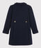 Manteau en tubique enfant fille bleu SMOKING