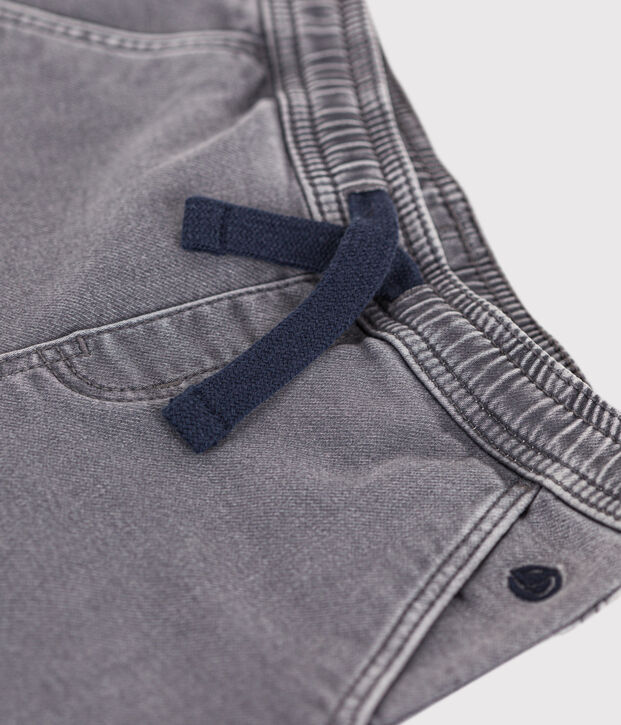 Pantalon denim responsable regular enfant gar&ccedil;on gris