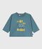 Tee-shirt bébé en coton à manches longues, motif chat GOBELIN