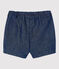 Short van licht biologisch denim voor baby's blauw DENIM
