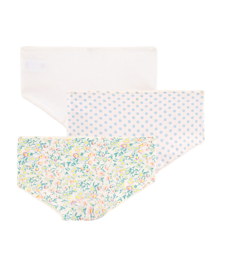 Trio de shorties petite fille multicouleur