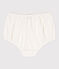 Bloomer van Engels borduurwerk voor baby's wit MARSHMALLOW