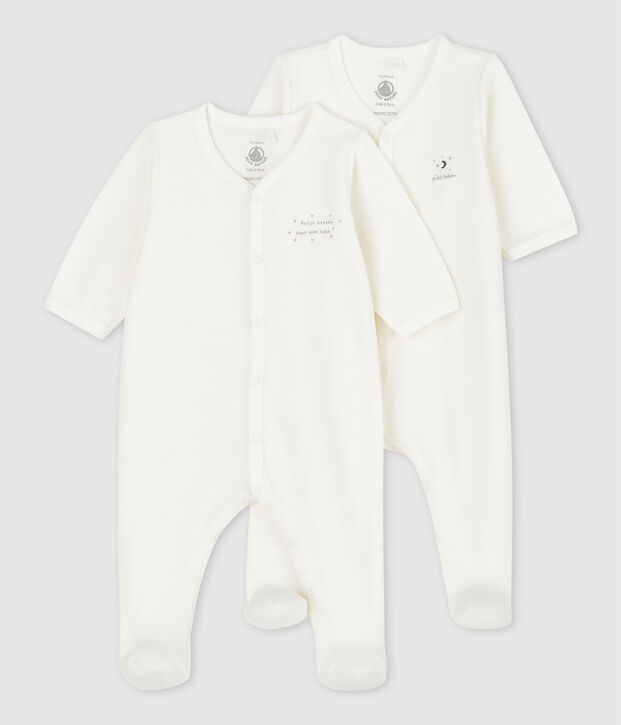 Lot de 2 dors-bien b&eacute;b&eacute; en coton biologique multicouleur