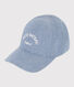 Casquette Petit Boat en denim enfant mixte