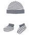 Set muts en schoentjes babyjongen van gebreide stof variante 1