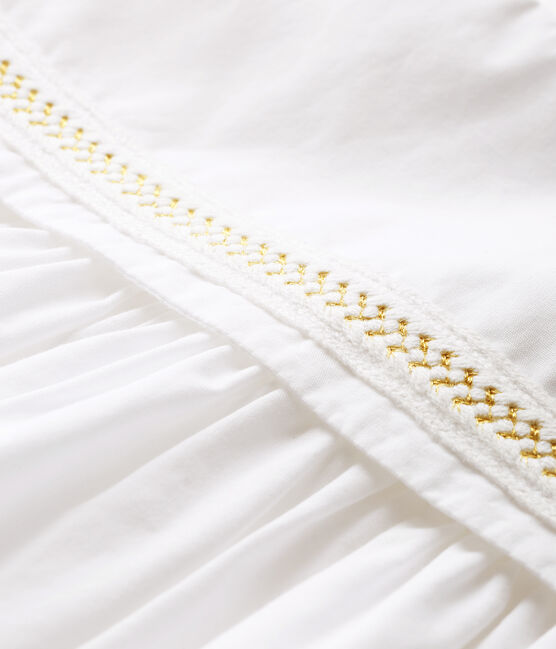Robe de cérémonie bébé fille blanc ECUME