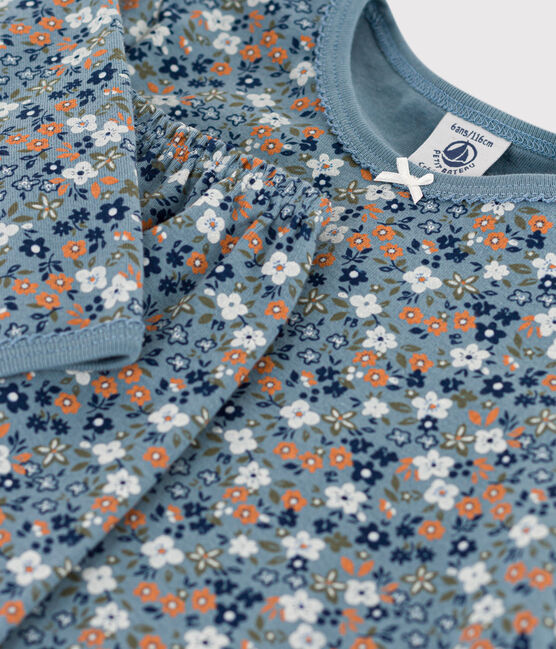 Pyjama fleur petite fille en coton ROVER/ MULTICO