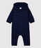 Jumpsuit met capuchon baby. blauw SMOKING/ JERRYCAN