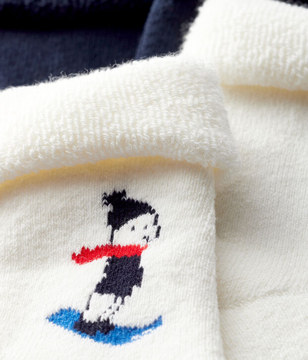 Set van 2 paar babysokken multicouleur