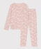 Pyjama imprimé motif nuage en coton enfant SALINE/ MARSHMALLOW