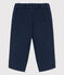 Leuke broek in stevige keperstof voor baby's blauw SMOKING