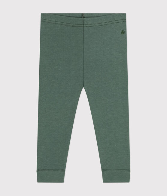 Katoenen legging voor baby's groen CROCO