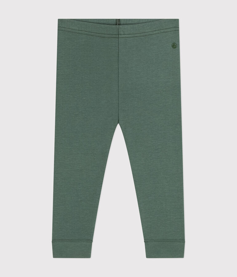 Legging en coton b&eacute;b&eacute; vert