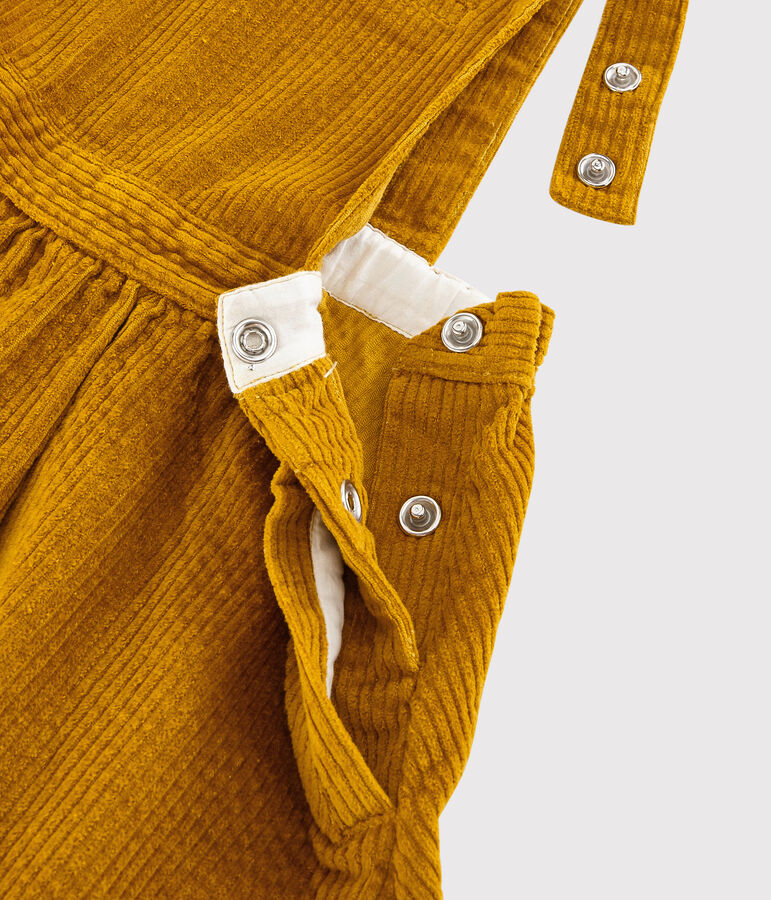 Salopette jurk voor meisjes kinderen geel