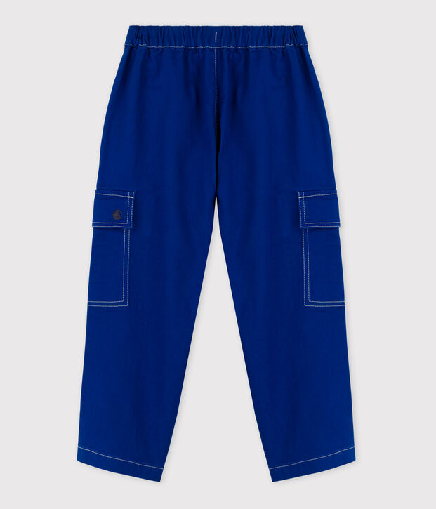 Cargobroek voor meisjes / jongens blauw