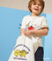 Katoenen totebag met Monsieur Madame-motief wit MARSHMALLOW
