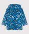 ICONISCHE OLIEJAS VAN GERECYCLEDE STOF VOOR MEISJES/JONGENS blauw BRASIER/wit MULTICO