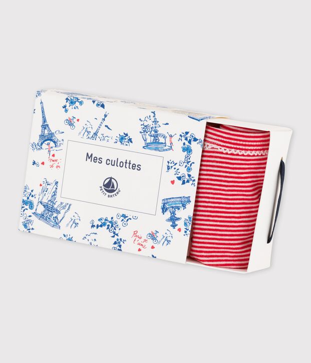 Trio de culottes petite fille multicouleur