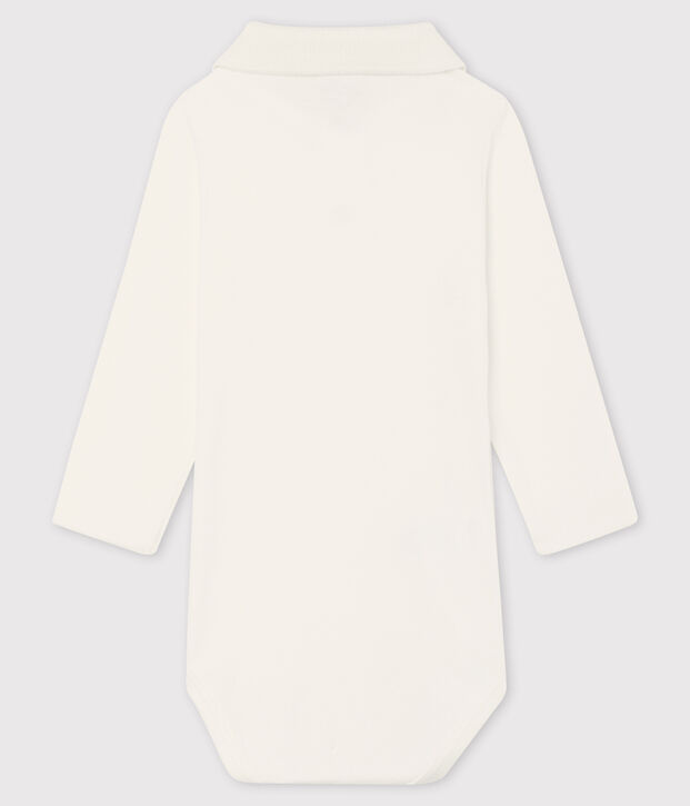 Body en coton b&eacute;b&eacute; blanc