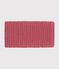 Gebreide colsjaal met fleecevoering voor baby's. roze ROSEWOOD