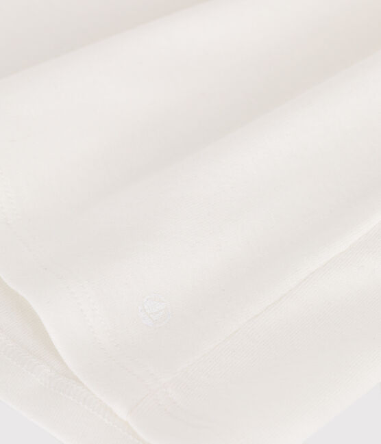 Katoenen babybloesje zonder mouwen wit MARSHMALLOW