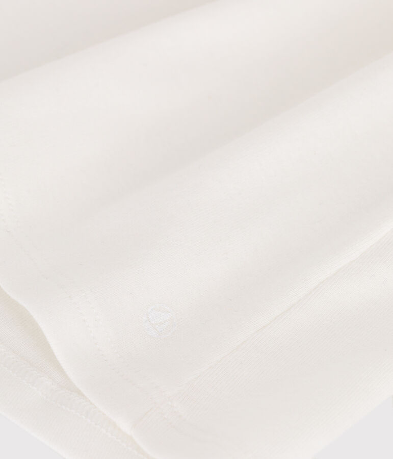 Blouse b&eacute;b&eacute; en coton sans manches blanc