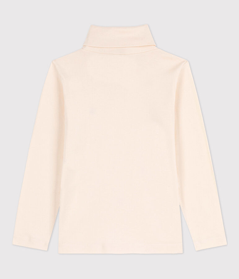 Sous-pull en coton enfant fille / gar&ccedil;on &eacute;cru