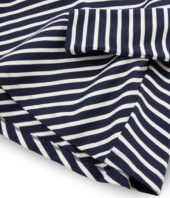 Grafische marinière vrouwen blauw SMOKING/beige COQUILLE