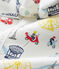 Pyjama en slofjes voor babyjongens wit MARSHMALLOW/wit MULTICO