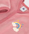 Babypyjama van velours roze ROSEWOOD
