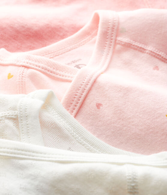 Set van 3 newborn rompertjes met lange mouwen variante 2