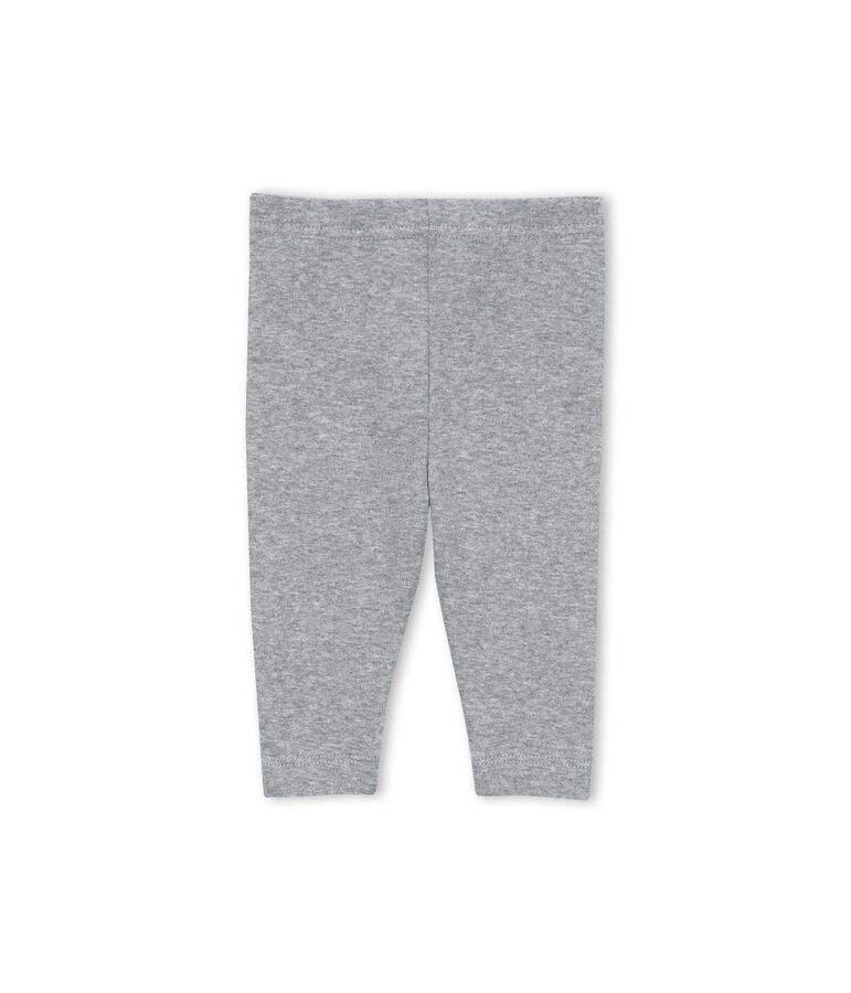 Effen legging voor babymeisjes grijs