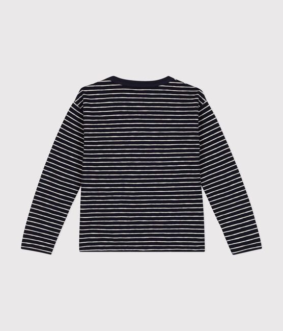 Tee-shirt manches longues en jersey flammé enfant garçon SMOKING/ MONTELIMAR