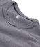 Heren-t-shirt met korte mouwen en ronde hals blauw SMOKING/wit MARSHMALLOW